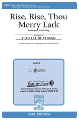 Rise, Rise, Thou Merry Lark Unison/Two-Part choral sheet music cover